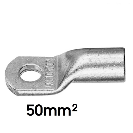 KLAUKE Rohrkabelschuh, 50mm², M12, 23mm breit 2 Stück