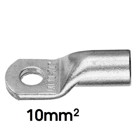 KLAUKE Rohrkabelschuh, 10mm², M10, 17mm breit 2 Stück