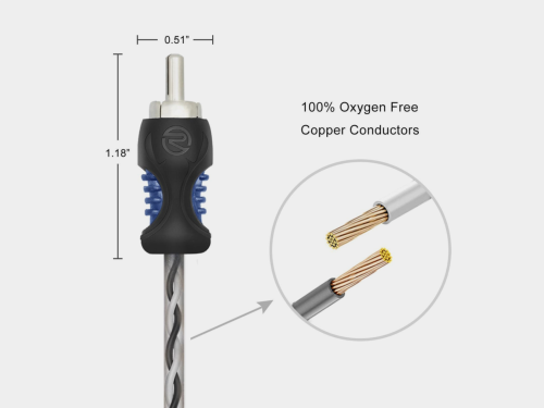 Recoil Echo OFC Cinch Kabel 2 Kanal 90cm