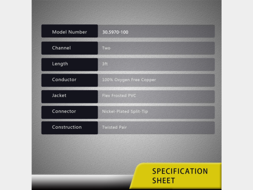 Recoil Echo OFC Cinch Kabel 2 Kanal 90cm