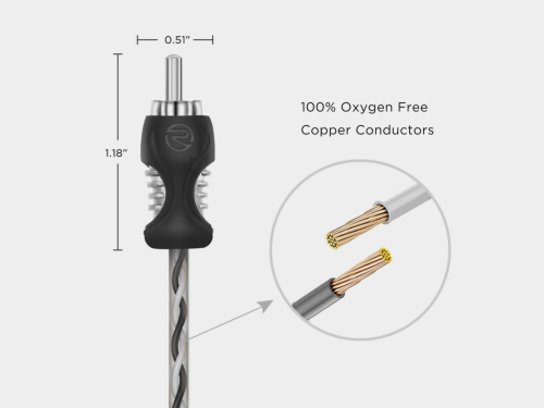 Recoil Echo OFC Cinch Kabel 4 Kanal 270cm