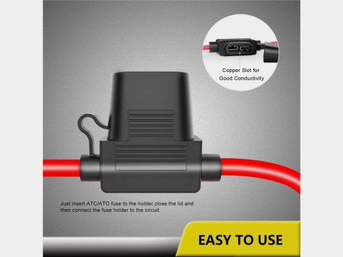 ATC/ATO Inline-Sicherungshalter 10-AWG