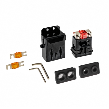 Sicherungshalter-Set 35-50mm² für zwei MIDI (Mini-ANL) Sicherungen, wasserdicht