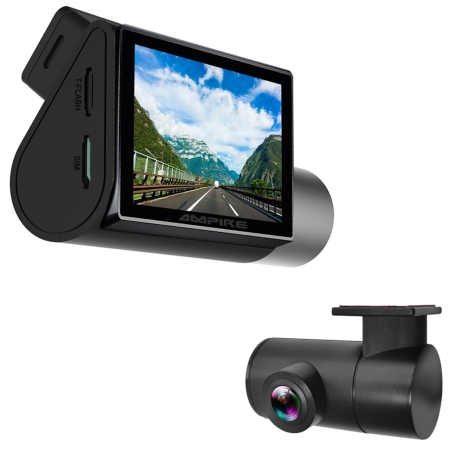 2-Kanal Dashcam mit Touchscreen, 4K Front, 1080p Heck, 4G LTE, WLAN und GPS