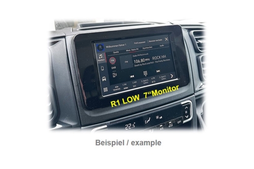 RFK Fiat Ducato 8 mit Fakra für 7 Zoll R1LOW Radio