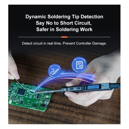 Lötkolben mit USB-Anschluss und BC2 Lötspitze