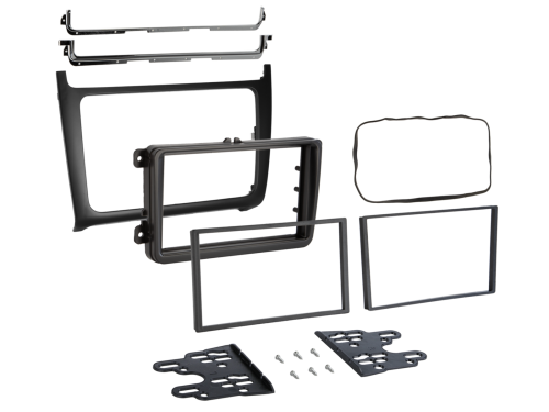 Radioblende VW Polo 04/2014-07/2017 schwarz