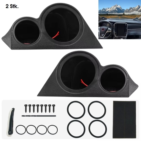 3,5-Zoll Auto Lautsprecher Halterung für Mitteltöner– Invertiertes 3-Wege Design
