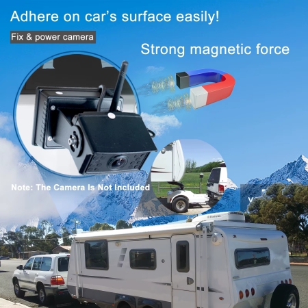 Wasserdichter Magnet-Powerbank 15.000 mAh mit 12V DC-Anschluss