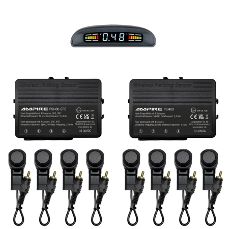 AMPIRE Front- und Heck-Einparkhilfe mit GPS-Steuerung