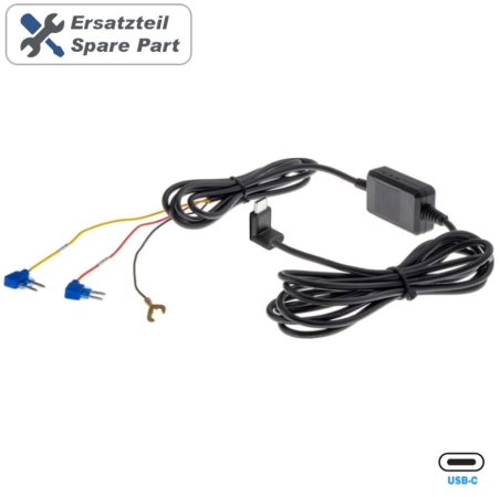 Ampire Ersatz-Stromversorgungsleitung, um 90° gedrehter USB-Stecker