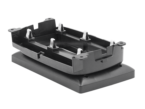 9 Radioblende Fiat 500(ZAF 312) 07/2015-08/2024 schwarz