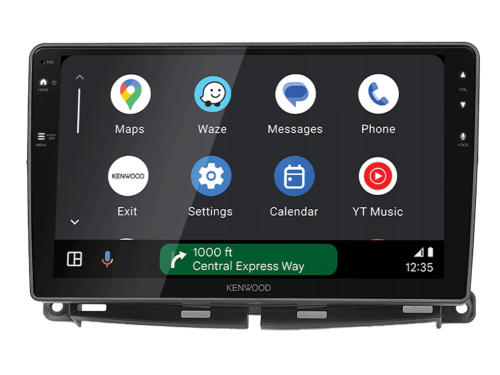 9 Radioblende Fiat 500(ZAF 312) 07/2015-08/2024 schwarz