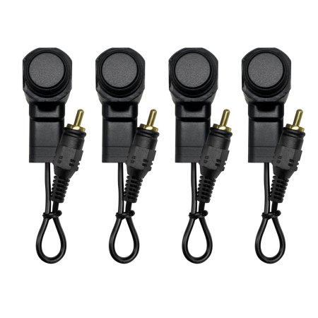 Einparkhilfe für Heck-Stossfänger, Schwarz matt, Hinterbau-Montage