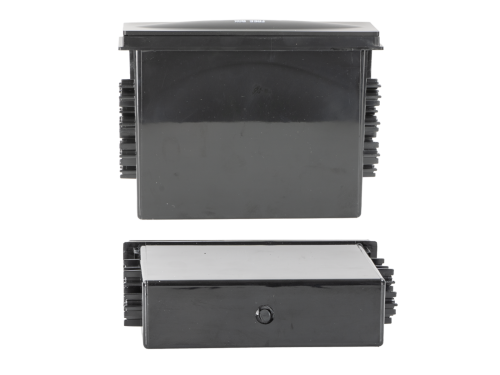 Ablagefach für 2-DIN Radioblenden (schraubbar) mit Schublade