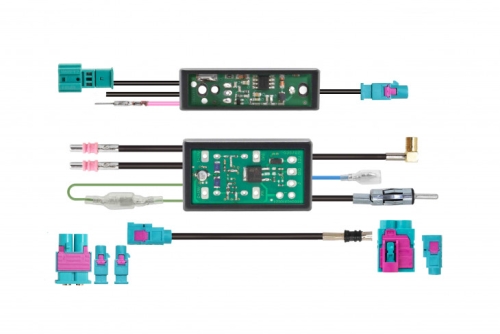 DAB+ FM Splitter für Auto mit Regensensor – Diversity Antennen-Verstärker DIN