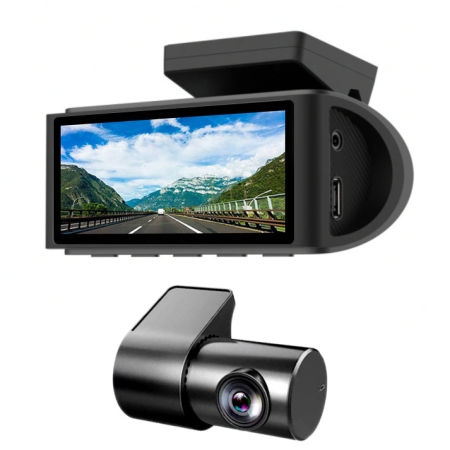 2-Kanal Dashcam mit Touchscreen, 4K Front, 1080P Heck, WLAN, inkl. 64GB microSD