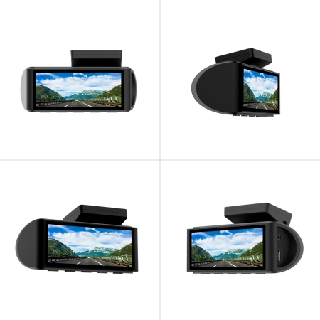 2-Kanal Dashcam mit Touchscreen, 4K Front, 1080P Heck, WLAN, inkl. 64GB microSD