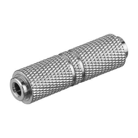 GOOBAY 3,5mm Klinken-Kupplung (3-polig, Stereo) Metallausführung