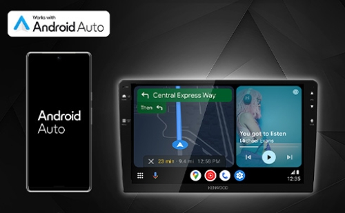 Kenwood DMX80AXS - 9 Zoll MP3-Autoradio mit Touchscreen Bluetooth USB Carplay