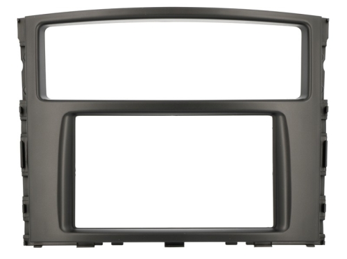 Radioblende 2 DIN MITSUBISHI Pajero (V80 V90) Montero schwarz