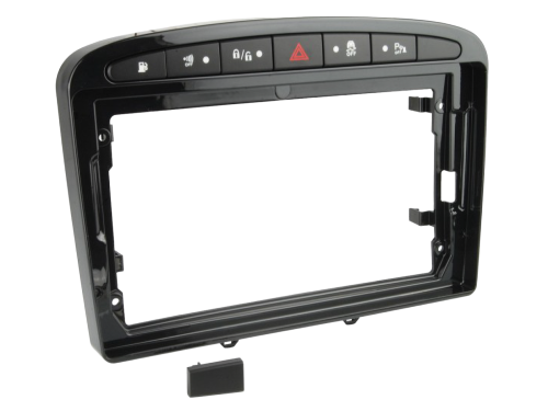 9 Radioblende Peugeot 308 09/2007-07/2015 Klavierlack