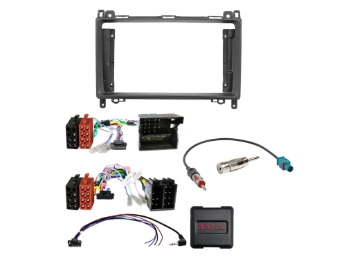 9 Kit Mercedes Fahrzeuge ISO/Mini-ISO/Quadlock LFB/Antenne