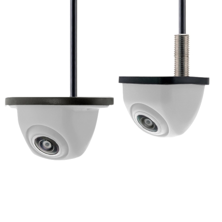 Multimount-Rückfahrkamera (AHD 1080P 25F) 150°, 8m Kabel, weiß