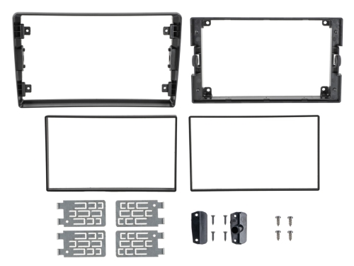 2-DIN Radioblende Zubehör 2-DIN auf 9 Display Adapter