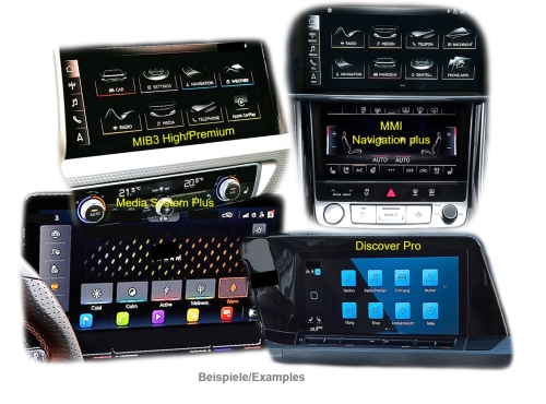 Video-Einspeiser AHD/CVBS/HDMI passend MIB3 10/12/13 Zoll
