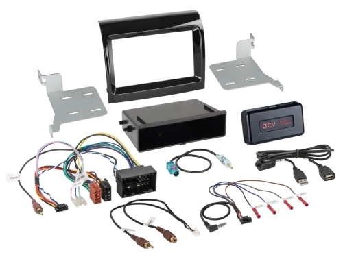 2-DIN Kit mit Fach Citroen/Fiat/Opel/Peugeot i-dapter