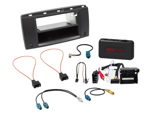 2-DIN Kit mit Fach Mercedes R-Klasse 2005-2010 LFB/Amp