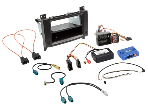 2-DIN Kit mit Fach Mercedes Vito/Viano 42a LFB/Antenne/Amp