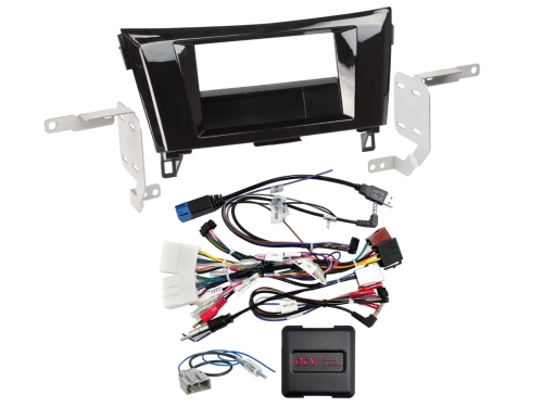 2-DIN Kit mit Fach Nissan Qashqai/X-Trail LFB/Antenne/USB