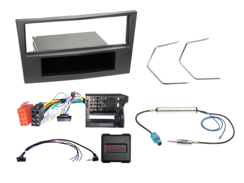 1-DIN Kit mit Fach Opel charcoal LFB CAN Bus/Antenne