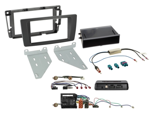 Kit mit Fach Skoda Octavia/Yeti 52Pin i-adapter/Antenne