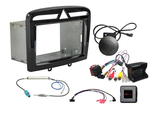 Kit Peugeot 308/RCZ RD4 Gerät LFB/Antenne/PDC schwarz