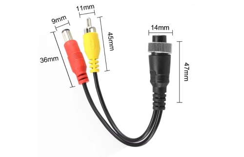 4-Pin Aviation-Stecker weiblich