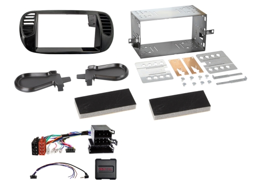 LFB Kit Fiat 500 10/2007-07/2015 schwarz matt