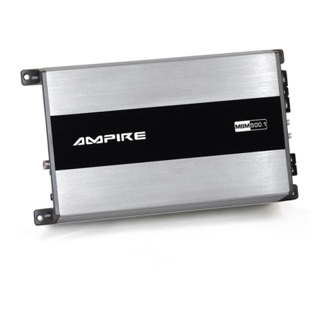 Endstufe, 1x 500 Watt, Class D, 12 Volt