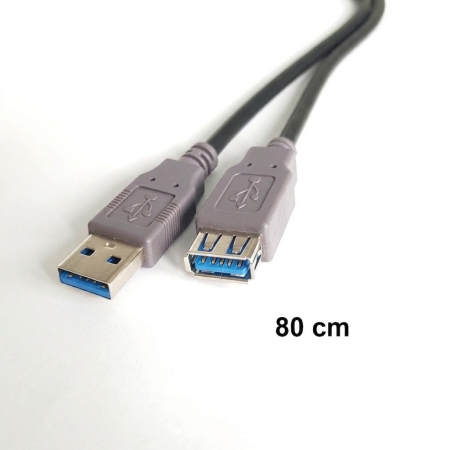 USB 3.0 Verlängerungskabel – Typ A Stecker auf Buchse (80 cm)