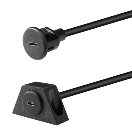 USB-C Einbaubuchse mit 15cm Kabel auf USB-C