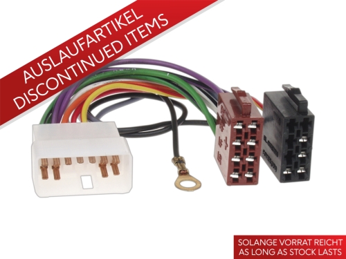 ISO Adapterkabel Subaru Justy > ISO Norm
