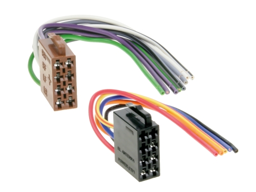 Radioadapter ISO Strom/Lautsprecher>lose Kabel 15cm