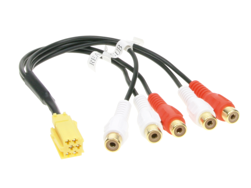 Vorverstärkeradapter  Mini ISO > Cinch