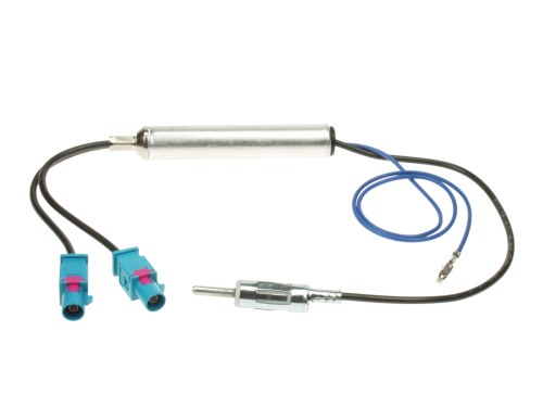 Antennenadapter DIN / 2 x FAKRA / Phantomeinspeisung