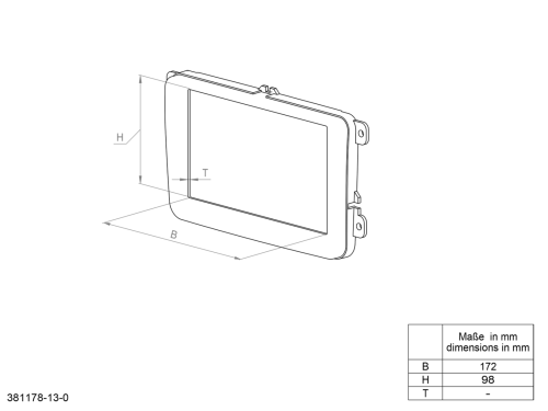 2-DIN Halterung KIA Sorento 11/2006-03/2009