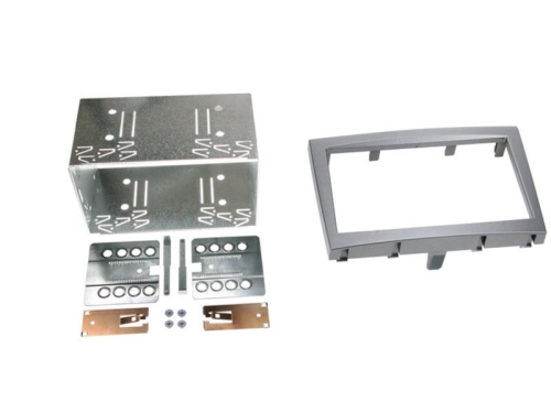 2-DIN Radioblende  Porsche 911/Boxster/Cayman vulkangrau