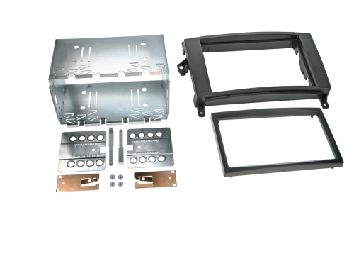 2-DIN Radioblende Mercedes diverse Fahrzeuge schwarz