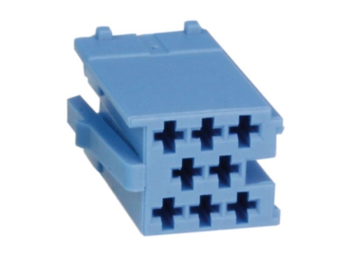 Mini ISO Gehäuse 8 - PIN Farbe blau